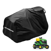 NeverLAND riding lawn mower cover with storage bag keeps gear organized