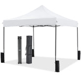 Newbulig 10x10 pop-up canopy front view provides instant shade for gatherings.
