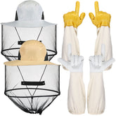 Newcotte beekeeping gloves goatskin leather for durable grip during bee handling