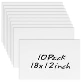 Newflager blank sign 18x12 double-sided for versatile garage sale advertising