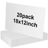 Newflager 20-pack 18x12 double-sided sign blanks for yard advertising and clear visibility.