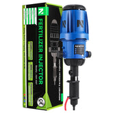 Newtry Fertilizer Injector dosing knob enables precise irrigation nutrients