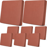 Newwiee 8Pcs cushion covers stretch over outdoor cushions for a snug fit.
