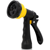 NEXCOVER garden hose nozzle with seven-pattern head for versatile watering tasks.