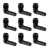 NFAMRZCAR 10pc drip elbow 90deg NPT male fitting for secure tubing connections