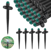 NFAMRZCAR anti-drop emitter with double-hole design for 360-degree watering precision