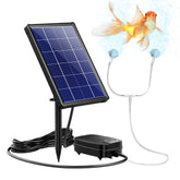 NFESOLAR 4W Solar Aerator in use with bubbles improving pond oxygen