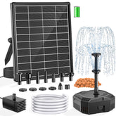 NFESOLAR 6.5W solar panel powers outdoor water features with steady energy