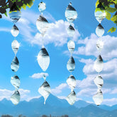 Ngdiluxury Bird Deterren disc for outdoor patio reflecting light to deter birds.