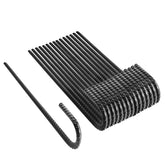 NHZ 12-inch ground rebar stake with J-hook for sturdy garden support.