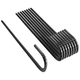 NHZ 16-inch ground stake with J-hook anchors for stable garden supports.
