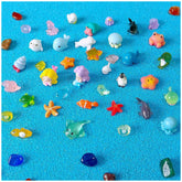 NIBERDA ocean mini resin dolphins for fairy gardens and micro aquariums