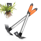 NICOFPHY weed puller tool 2-pack with dual sides for deep weed removal.
