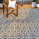 Nicole Miller New York Danica rug medallion pattern enhances versatile spaces