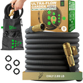 Nifty Grower easy-to-use 50ft garden hose with reinforced core for steady water flow