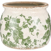 Ninehaoou vintage planter on shelf with beige and green tones for cozy decor