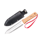 Nisaku NJP651 hori knife blade with durable edge for digging and pruning.