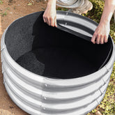 Niuyhe round fabric liner close-up showing durable protection for metal beds