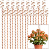 NizHome 18Pack 17-Inch Electroculture Antenna installed in soil to support plant vitality.