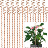 NizHome 18-pack electroculture stakes with a 12-inch copper antenna for enhanced garden vitality.
