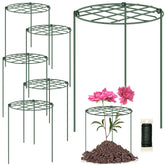 NNG 6-pack peony cages with grid-top provide sturdy support for tall flowering plants
