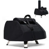 NOELIFE carry cover fitted to Ooni Karu 2 Pro and Karu 16 outdoors for weather protection.