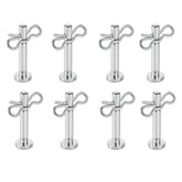 NoetSauesrfs snow blower shear pin kit eight-pack shown in packaging for quick field installation.