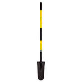 Nohovu shovel blade close-up showing a sharp edge for efficient digging.