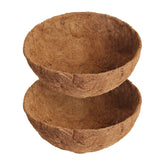 Nongcunren 24-inch round coco liner two-pack front view ready for planter replacement.