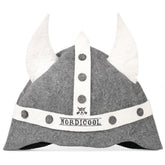 Nordicool Viking-style sauna hat covers the head for enhanced heat protection.