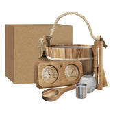 Northwood Sauna core set bucket and ladle for authentic sessions