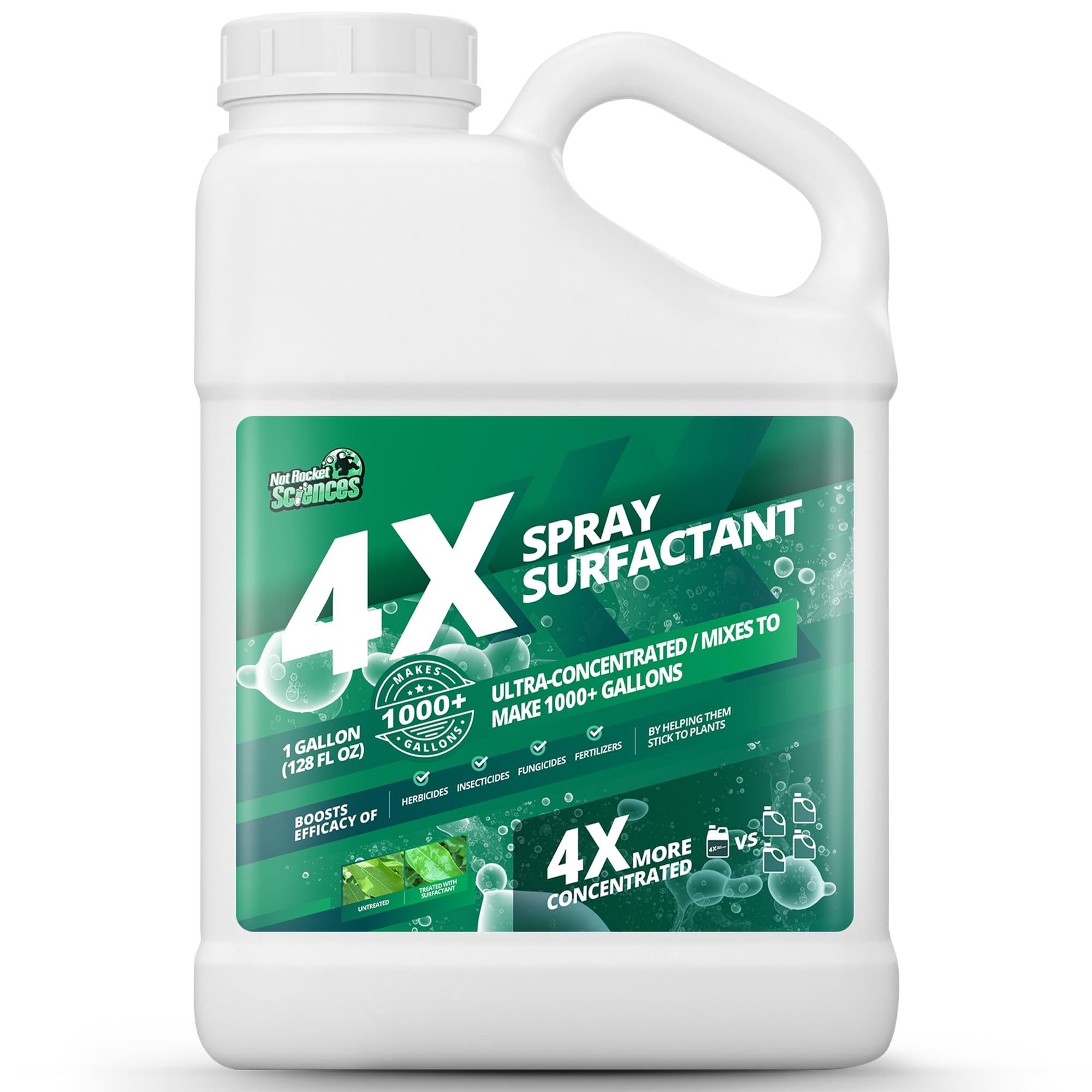 Not Rocket Sciences 1 gallon nonionic surfactant bottle ready for lawn care applications