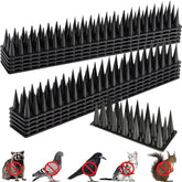 Notfjk Bird Spikes 20-piece kit deters perching on wide surfaces.