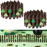 Novabright St Patrick's fence kit for festive table decor and photo backdrop