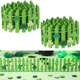 Novabright St Patrick's Day fence kit for yard decor and photo backdrop