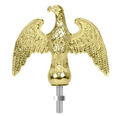 NQ Gold Eagle Topper for flag poles adds a regal, enduring shine.