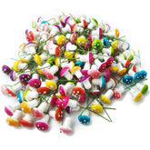 NSBELL foam mushroom green for colorful indoor fairy garden accents and pot decor.