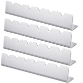 Nuogo skewers holder 4-piece rack displaying even spacing for even grilling