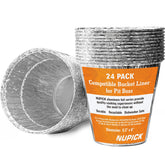 NUPICK grease bucket liners inside a standard bucket simplify cleanup.
