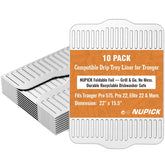 NUPICK BAC507 grill tray 22x15.5in catches drips on Traeger Pro series.