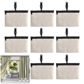 Nuyoach outdoor curtain weights with clip securing patio curtains against wind