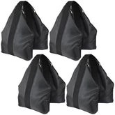 NVAAV set of four heavy-duty sandbags stabilizing a shade canopy outdoors