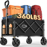 NWH collapsible wagon frame durability for heavy loads.