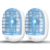 NYATNO indoor bug zapper front view with protective cover for safe indoor use.