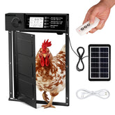 NyPots large coop door opening showing generous 8.4 x 11.4 inch entry for multiple chickens