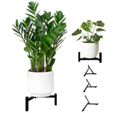 Nyrthil 2-pack adjustable stand supports 8-14 inch pots for sturdy indoor displays