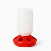 NZJWZS Baby Chick Feeder with twist-base for secure coop setup.