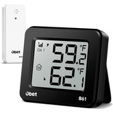 OBET indoor outdoor thermometer sensor with high precision for accurate readings