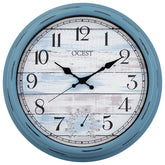 OCEST 16-inch clock face provides bold outdoor readability from across the yard.