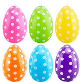 Octaday orange inflatable Easter egg for outdoor decor and durability.